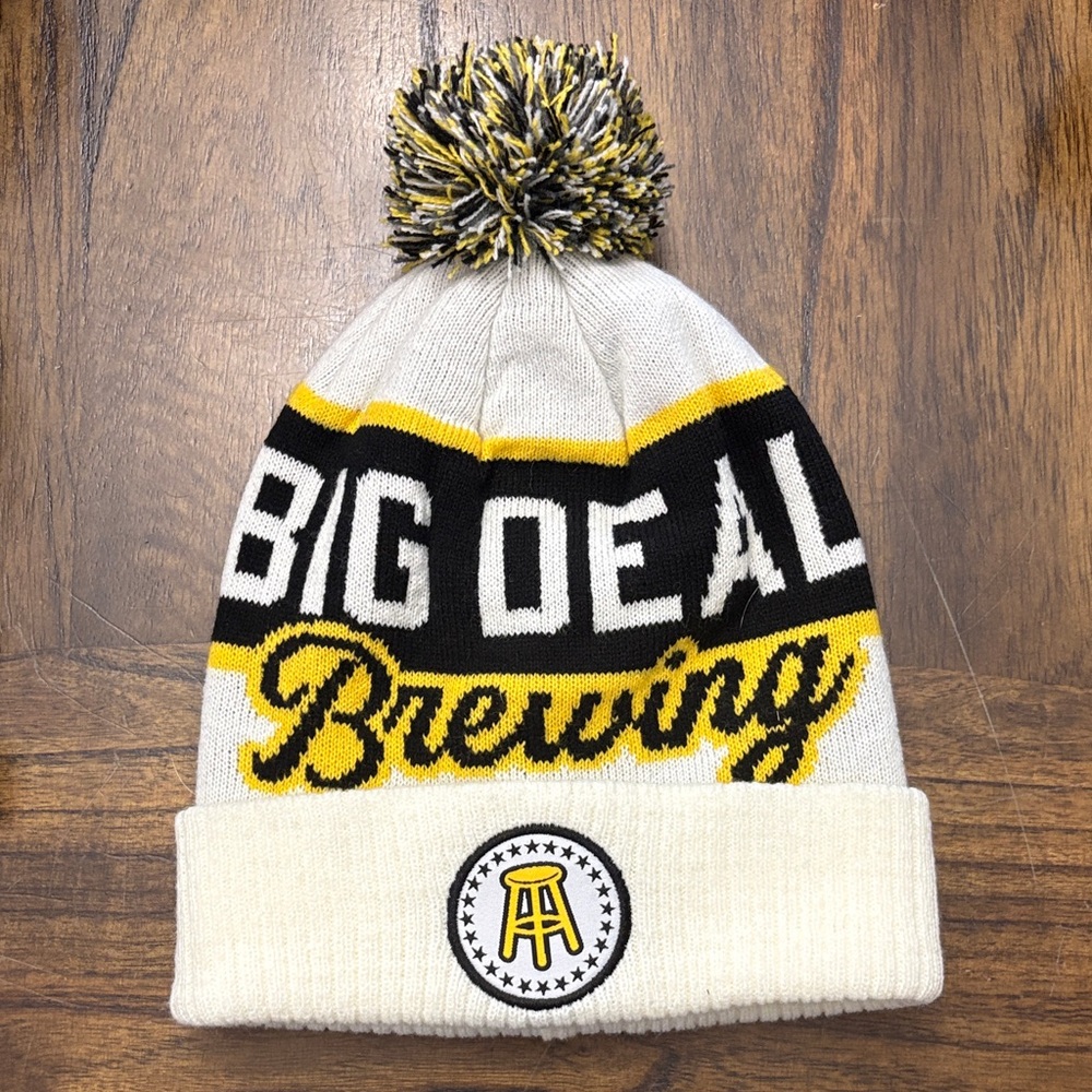 Big Deal Brewing Knit Beanie with Pom